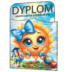 Dyplom ukończenia przedszkola C607