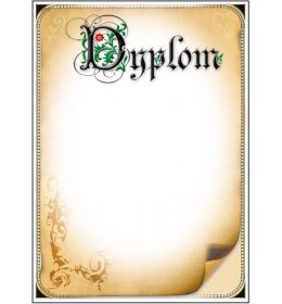 Dyplom uniwersalny A250