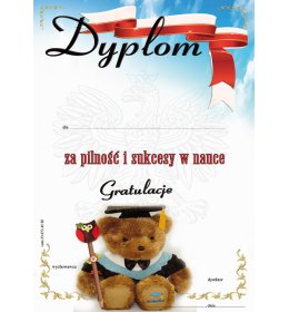 Dyplom wzorowego ucznia A1009
