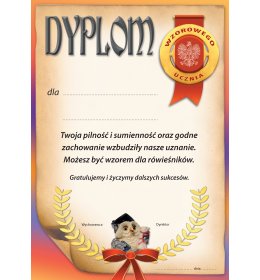 Dyplom za pilność A795