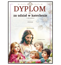 Dyplom za udział w katechezie B517