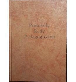 K03 Księga protokołów Rady Pedagogicznej tw. oprawa