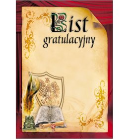 List gratulacyjny  C116