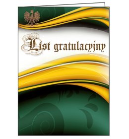 List gratulacyjny C610