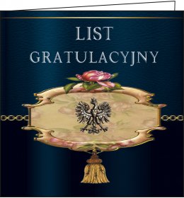 List gratulacyjny C78