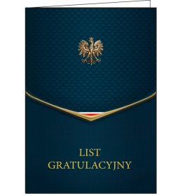 List gratulacyjny etui D132/D133
