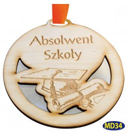 Medal absolwent MD34abs