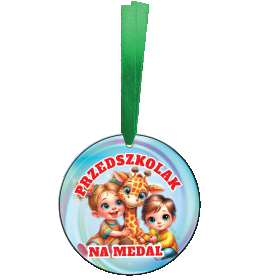 Medal kartonowy ze wstążką MD108