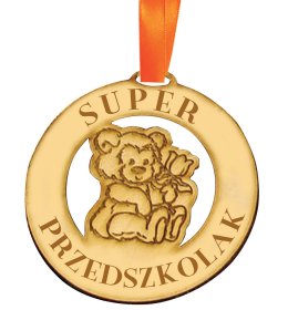 Medal super przedszkolak MD31