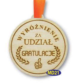 Medal wyróżnienie MD21OLD