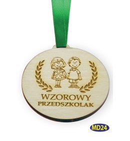 Medal wzorowy przedszkolak MD24