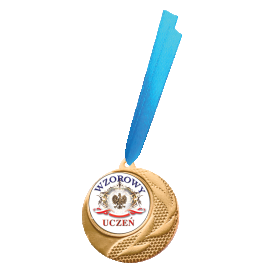 Medal wzorowy uczeń MD77