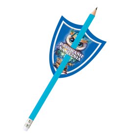 Ołówek z tarczą pasowanie na ucznia BIL09