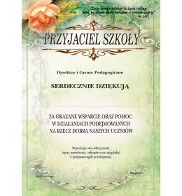 Podziękowanie A1103