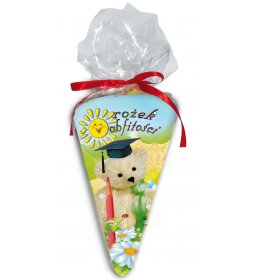 Rożek mały biały miś R016M