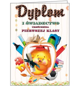 Teczka dyplom ukończenia 1 klasy TC1047