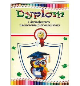 Teczka dyplom ukończenia 1 klasy TC1049