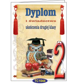 Teczka dyplom ukończenia 2 klasy TC1044