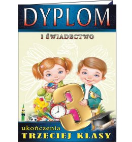 Teczka dyplom ukończenia 3 klasy TC888