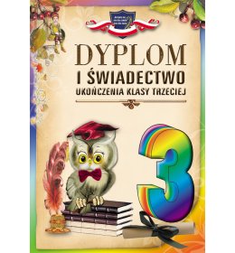 Teczka dyplom ukończenia 3 klasy TC34 old