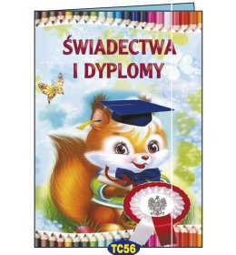 Teczka z gumką dyplomy i  świadectwa TC56OLD