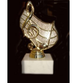 Trofeum klusz wiolinowy 16 cm RP288