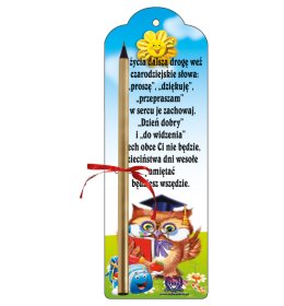 Zakładka do książki z ołówkiem BIL106