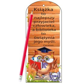 Zakładka do książki z ołówkiem BIL26