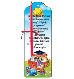 Zakładka do książki z ołówkiem BIL926