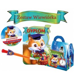 Zestaw pasowanie na ucznia (wiewiórka)