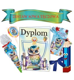 Zestaw sowa tęczowa