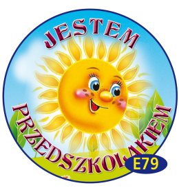 Znaczek Jestem przedszkolakiem E79