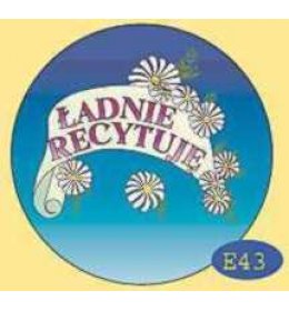 Znaczek Ładnie recytuję E43