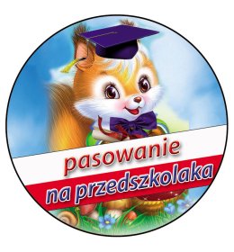 Znaczek pasowanie na przedszkolaka wiewiórka E430
