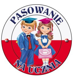 Znaczek pasowanie na ucznia E90