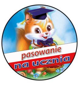 Znaczek pasowanie na ucznia wiewiórka E427