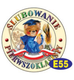 Znaczek ślubowania pierwszoklasisty E55